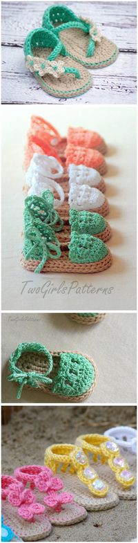 Baby Sandals Crochet Pattern