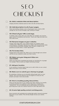 Seo Checklist