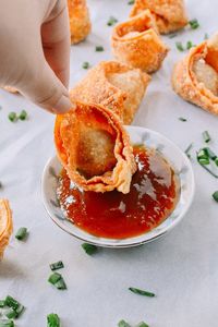 Fried Wontons, by thewoksoflife.com