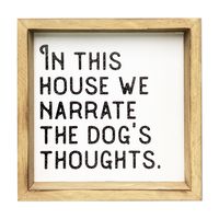 PRICES MAY VARY. Dimensions: Measuring at 6 x 6 inches, this dog sign is the perfect size to fit in any room of your house, whether it's your living room, kitchen, or bedroom. Material: Made from high-quality wood, this wooden wall decor sign is durable and long-lasting, perfect for dog lovers who want to showcase their passion. Attractive sign: this is a lovely wood dog sign makes a great gift for any dog lover or a thoughtful addition to your own home decor collection. Display options: This do