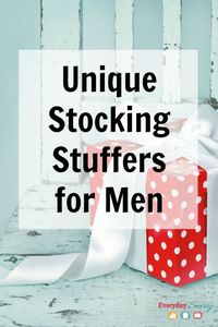 Unique Stocking Stuffers for Men, plus more than 25 other gift idea lists for kids, tweens, teens, women and men.