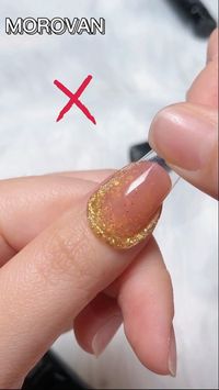 Does this happen when you use poly gel? #nails #nail #nailsart #polygelnails #nailspolygel #nailutorials #acrylicnail