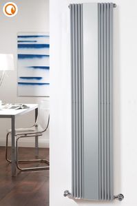 Create a contemporary look and feel to your home with this high-quality luxury silver designer radiator. Shop now at BestHeating.🔥