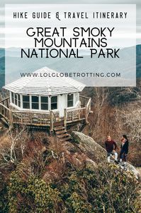 A complete hike guide and travel itinerary for your trip to Great Smoky Mountains National Park in Tennessee and North Carolina, USA. Visit the cute historic town of Gatlinburg. Hike Mount Cammerer, Cades Cove, Abrams Falls and Ramsey Cascades. Adventure the hiking trails and explore the great outdoors. Make this national park a destination on your road trip vacation! #hike #itinerary #travel #greatsmokymountains #nationalpark #tennessee #northcarolina #usa #gatlinburg #hike #adventure #explore