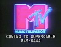 We see this pink and blue color scheme being used a lot in the 80s. MTV is given a lot of credit for contributing to the 80s aesthetic.