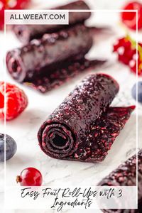 These Fruit Roll-Ups are a fun and simple treat! 🍓🍍 With just 3 ingredients, they’re easy to make and perfect for a sweet snack or lunchbox addition. Naturally fruity and delightfully chewy!  #FruitRollUps #EasySnacks #3IngredientRecipe #HealthyTreats #HomemadeSnacks #QuickRecipes #FruitSnacks #DIYRollUps #SimpleDesserts