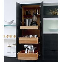 pantry unit will deep roll trays