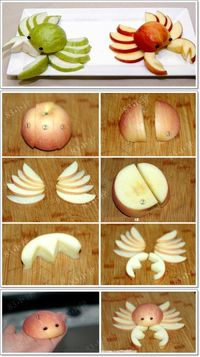 DIY Fruit Art Series – 5 Apple Cut Tutorials | www.FabArtDIY.com LIKE Us on Facebook ==> https://www.facebook.com/FabArtDIY #fruitart