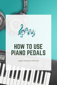 How to use the piano pedals including how to use the damper pedal or sustain pedal and the quiet pedal. Piano tutorial including video.