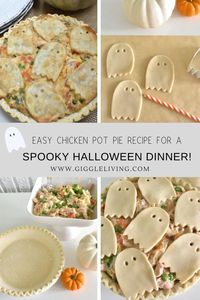 Easy pot pie recipe for Halloween