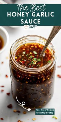 Elevate your dishes with an easy-to-make homemade honey garlic sauce, ideal for everything from chicken to meatballs and even seafood, wings, and salmon. Infused with soy sauce for added depth, this recipe promises to impress with its balance of sweet and savory.