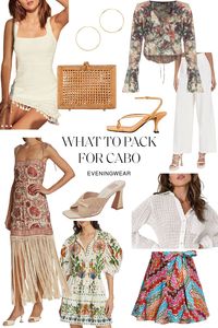 Headed to Cabo? Sharing a Cabo packing list complete with outfit ideas you can shop for swimwear, dinner dresses, and casual vacation looks. Visit the link to shop my outfits and get a packing checklist, whether you’re headed to quiet San Jose del Cabo or rowdy Cabo San Lucas!