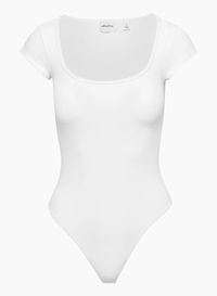 THEODORA BODYSUIT - Short-sleeve square-neck bodysuit