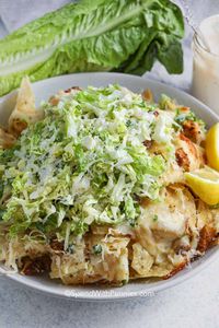 Chicken Caesar Salad Nachos