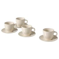 FÄRGKLAR tasse et soucoupe, brillant beige, 25 cl - IKEA Belgique