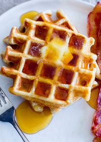 Fluffy, buttery, interiors and crispy, crunchy exteriors are the hallmarks of a PERFECT waffle. Follow our step-by-step recipe instructions and whip up the BEST weekend breakfast or brunch your family and friends have ever seen. These are the BEST waffles ever!