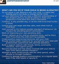 #ParentalAlienator#IG Good advice for parents who have been alienated from their children. **It is also critical to maintain boundaries to avoid being set-up by the alienator. This sometimes will mean saying no when you feel you have to while trying to do the right thing for your child even if the child can not see it right now.**