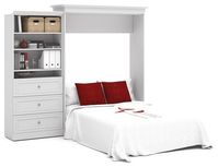 Bestar Versatile By Bestar 101'' Queen Wall Bed Kit, White - Transitional - Murphy Beds - by Homesquare | Houzz