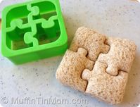 puzzle sandwich cutter, so fun