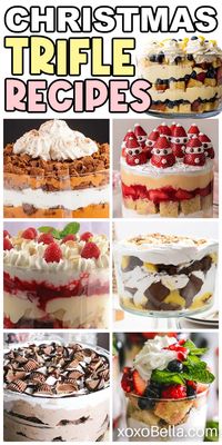 Trifles are a well-loved dessert, and the options are endless. These Christmas trifle recipes are easy to whip up and so delicious. You’ll have a ton of choices when it comes to your dessert for the holidays. So, what are you thinking? Maybe you want to try the classic tiramisu trifle, a fun brownie version, or go all out with a rich black forest chocolate trifle? And let’s not forget the beloved sherry trifle that never disappoints. If you’ve got a crowd coming over for Christmas, make trifle!