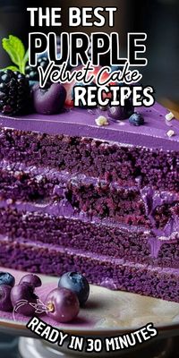 Purple Velvet Cake