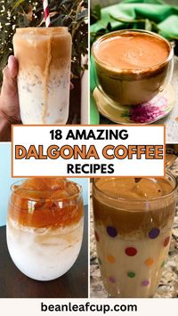 Love coffee? Discover 17 quick and easy whipped coffee recipes using instant coffee. These Dalgona coffee recipes will add a delicious twist to your daily routine. Perfect for any coffee lover. Click to read more and save for later!