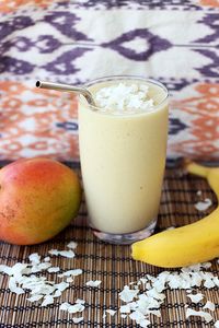 Coconut Mango Banana Smoothie