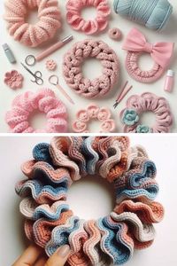 The free crochet scrunchie patterns below all come with clear directions and helpful photos to ensure you get it right.