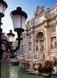 Fontana di Trevi - Rome. The coin business has never failed me so far... return to