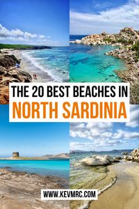 Sardinia is widely known for its incredibly beautiful beaches. If you are traveling the north of the island, discover in this post the 20 best beaches in northern Sardinia, with a free map to find them easily. best sardinia beaches | sardinia beach | north sardinia beaches | sardinia beaches map | sardinia italy beaches #sardiniabeaches #northsardinia