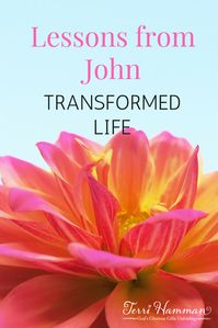 The Gospel of John and the teaching from the Book fo John show us as Christians how to live a transformed life through Jesus Christ. What aspect of transformation are you struggling with the most?