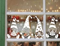 Our removable Christmas Gnomes Decal is a perfect addition to any Christmas window decorations. Available in many colours and very easy to apply.  ➤ For more Festive Christmas Decals please visit this section of my store: ➤ https://www.etsy.com/au/shop/Liemanco?ref=seller-platform-mcnav§ion_id=35668408 MATERIAL Made with high-quality vinyl suited for indoor or outdoor application. Waterproof, fade-resistant and will last for a long time if well maintained. Can be applied on any flat smooth surfa