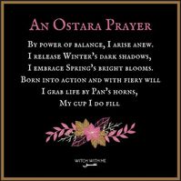 Witch With Me on Instagram: "BLESSED OSTARA TO YOU DEAR WITCHES!! 🌷🌷🌷🌷🌷🌷 #witchwithme #ostara #springequinox #witchlife"