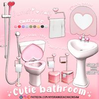 Cutie bathroom | Preview | Patreon