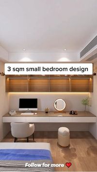 Maximize your 3 sqm small bedroom with inspired design ideas. Explore decor themes like modern, boho, or vintage to suit your style. Optimize space with false ceiling designs and clever storage. Experiment with paint, wallpaper, and tiles for an aesthetic touch. Whether it's cottagecore, minimalist, or beach house, create a functional yet oasis. Plan a remodel, tackle cleaning and organizing, and craft a room that's uniquely you. #bedroomdesign #bedroomideas #smallbedroom #bedroominspirations