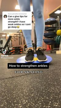 Ankle strengthening exercises for skaters! #figureskating #figureskatingtips #iceskating #iceskaters #mobility #strengthtraining