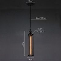 LYF Vintage Pendant Lamp Iron Loft Industrial Handing Lamp