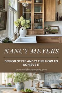 If you are wondering what the Nancy Meyers interior style is all about or how exactly to achieve this look in your home you have come to the right place! This post explains who Nancy Meyers is, what the key elements if her style are and how you can achieve this too!