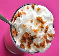 This Carrot Cake Milkshake is so healthy you can have it for breakfast. Haven't you always wanted a milkshake for breakfast?