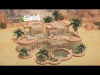 Modern Desert House 🌵 | The Sims 4 | Stop Motion Build | No CC - YouTube