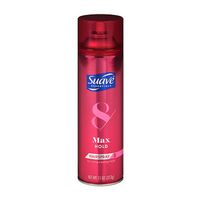 Product DescriptionProduct BenefitsIngredientsSuggestionsDirections :Hold 10-12 inches from hair and spray evenly to style. Re-spray for touch-ups or additional hold. To achieve your favorite style, choose from a full range of Suave shampoos, conditioners, and styling products.Extra InfoSpecial NoteWarningsFlammable until fully dry. Do not use near heat, flame or while smoking. Can cause serious injury or death. Avoid inhalation. Avoid spraying in eyes. Contents under pressure. Do not puncture or incinerate. Do not expose to heat or store at temperatures above 120 degrees f/ 50 degrees c or in enclosed place that could overheat. Do not use on broken skin. Stop use if rash or irritation occurs. Keep out of reach of children. Use only as directed. Intentional misuse by deliberately concentra