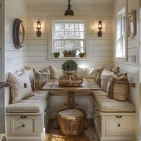 10+ Farmhouse Small Kitchen and Dining Room Ideas • 333+ Art Images