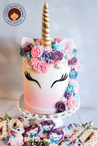 Unicorn Cake - cake by Isabelle (Cotati Sugar Mamas)