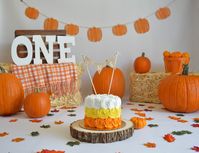 Pumpkins, First Birthday, Smash Cake, Cake Smash, Harvest, Fall, Birthday, Cake, Candy Corn, ONE, Birthday Boy, Fall Birthday, Leaves, Hay,