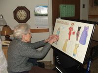 Our Magnetic Boards offer something different for seniors. A grown up activity that practices fine motor skills while having fun reminiscing about fashions of yesteryear.