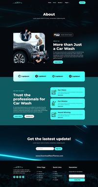 About Us - Car Wash Detailing Service Elementor Template Kit