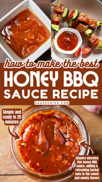 Learn to make a delicious Honey BBQ Sauce with our easy recipe. Find the perfect balance of sweet and tangy flavors. Enhance your grilling experience with this homemade sauce. Get step-by-step instructions and essential tips on our site. Save this pin for quick access to the recipe later!