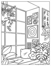 26 Aesthetic Coloring Pages (Free PDF Printables)