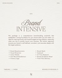 Design Packages 2024 🔥 We're doing a little reconstruction to our packages. Packages are basically the same as last year with a little name change. 'Start-Up Logo Suite' is now Visual Identity because we want to break away from the idea of a brand is a logo. In reality, your brand is way more than just a logo. Not only we also shorten the package names to be the same as our services, but there are many branding elements added onto the 'Brand Identity' package, such as social media templat...