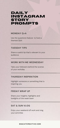 You know you should be posting on Instagram stories, but what should you be posting? Never stress about what to post again—just follow our curated list. Start engaging more and sharing your unique brand story effortlessly. Read Now for Daily Inspiration or Save for Later.